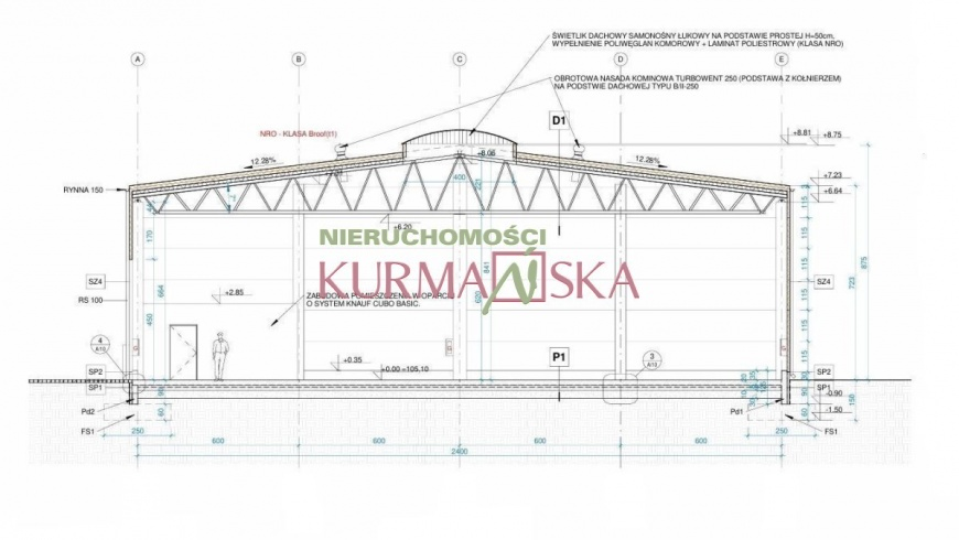 Hala produncyjno-magazynowa ul. Zimna