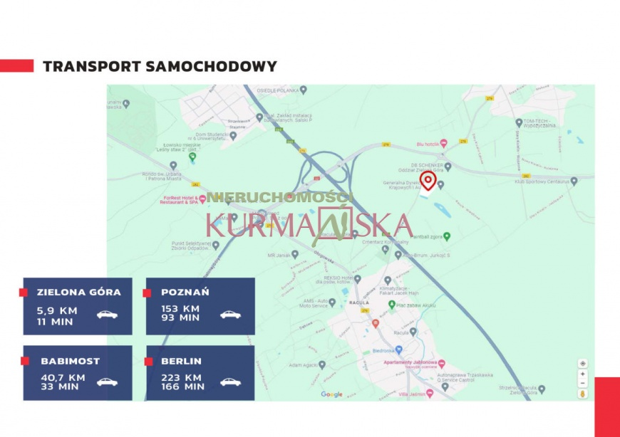 Działka inwestycyjna Racula