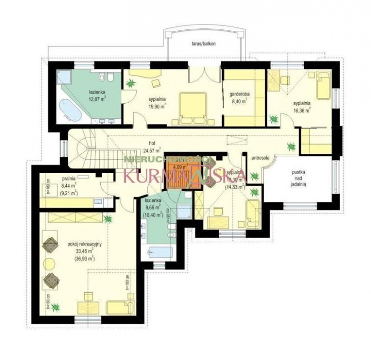 Rezydencja w Czarnej (Gmina Zabór)