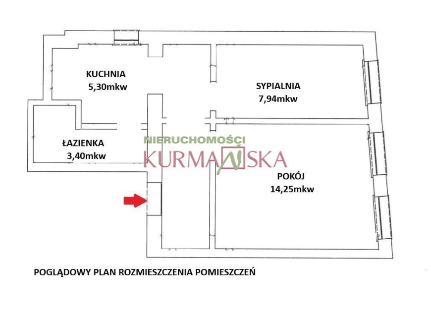 2 pokojowe ul. Kupiecka