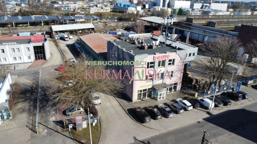 Budynek biurowo - usługowy oraz hala magazynowa