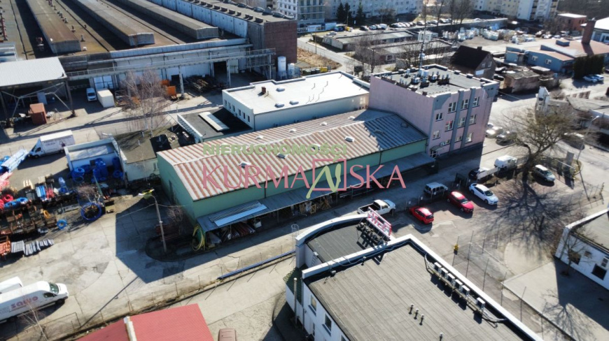 Budynek biurowo - usługowy oraz hala magazynowa
