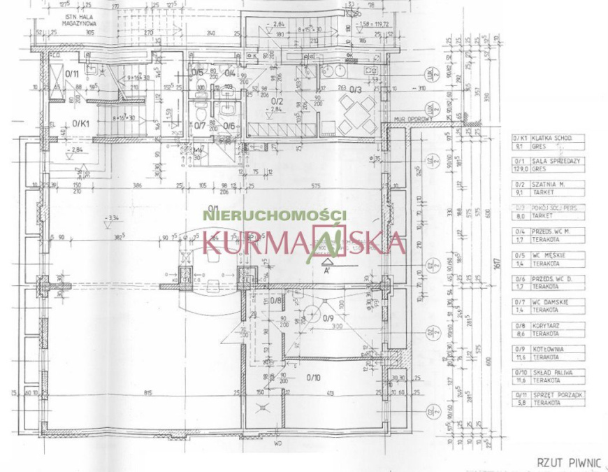 Budynek biurowo - usługowy oraz hala magazynowa
