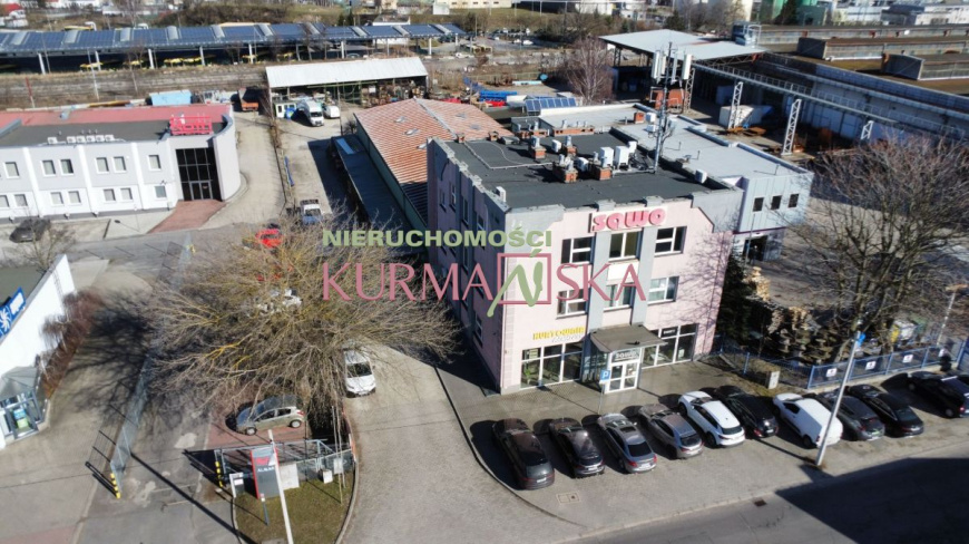 Budynek biurowo - usługowy oraz hala magazynowa