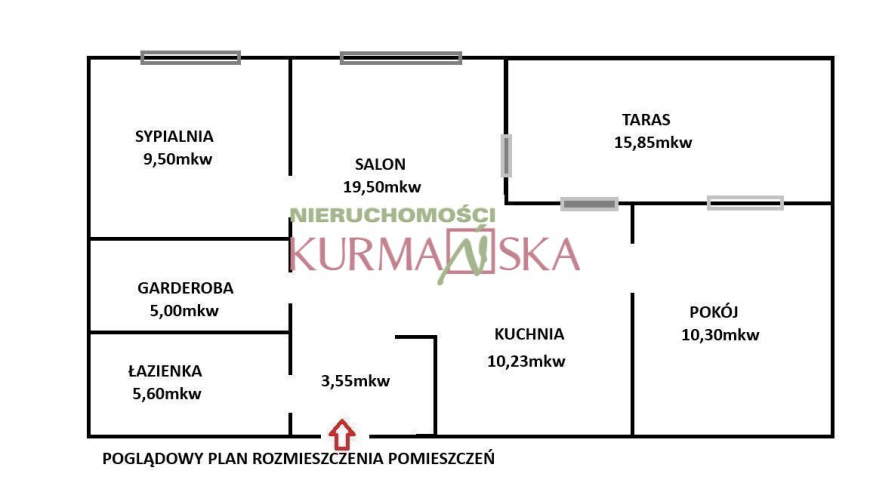 Apartament z tarasem ul. Staszica