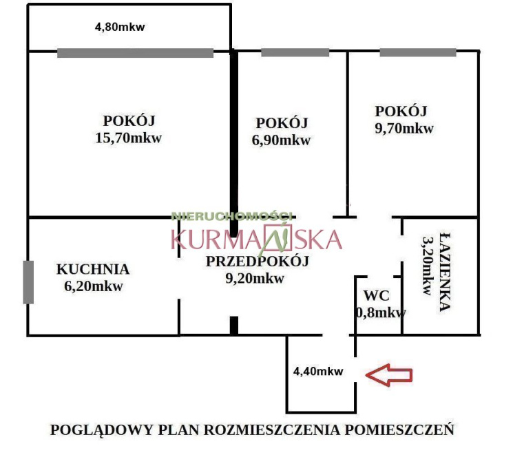 3 pokojowe ul. Studzianki